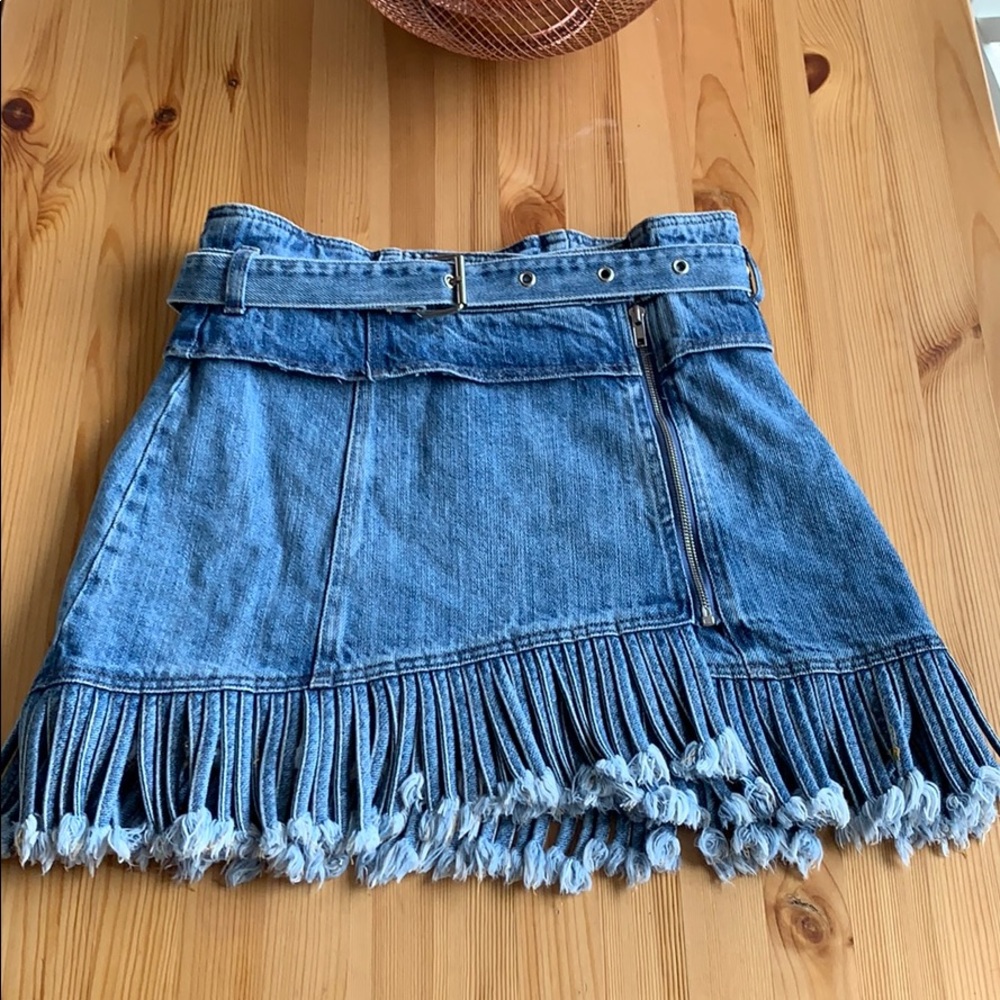 Denim Mini Skirt